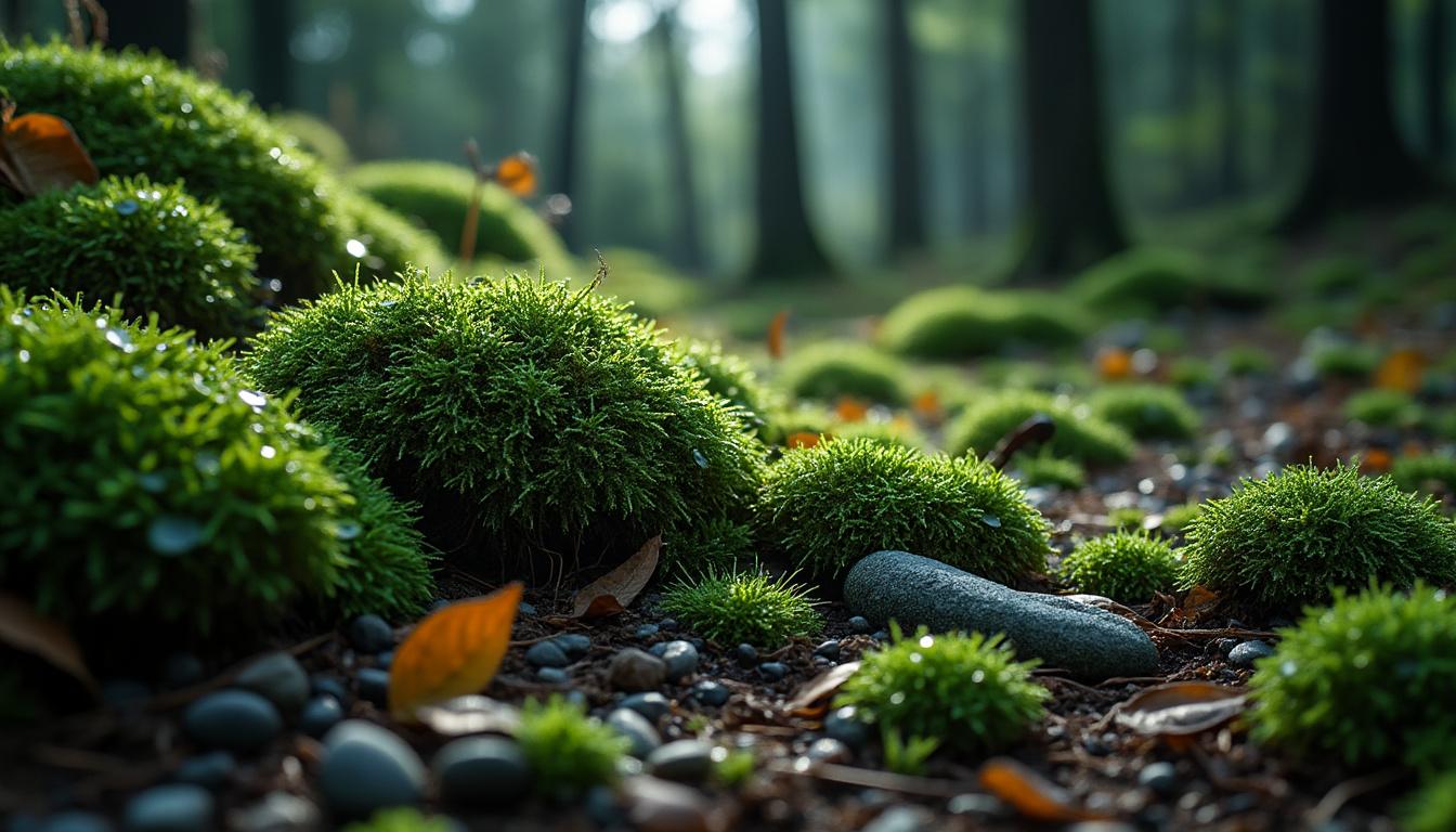 Mousse dans la foret : comment reconnaître les espèces les plus courantes