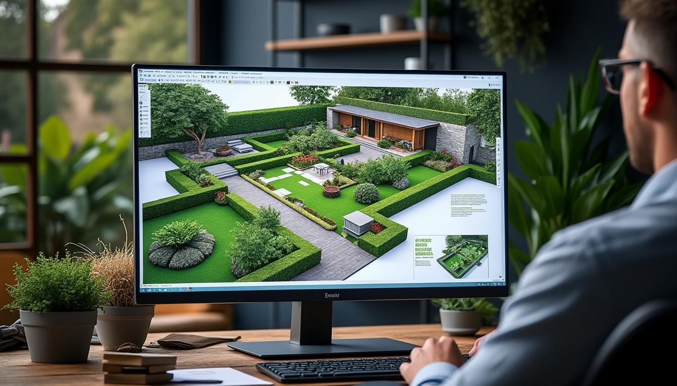 Planifier son projet de jardin : les logiciels 3D indispensables pour réussir ses éxtérieurs