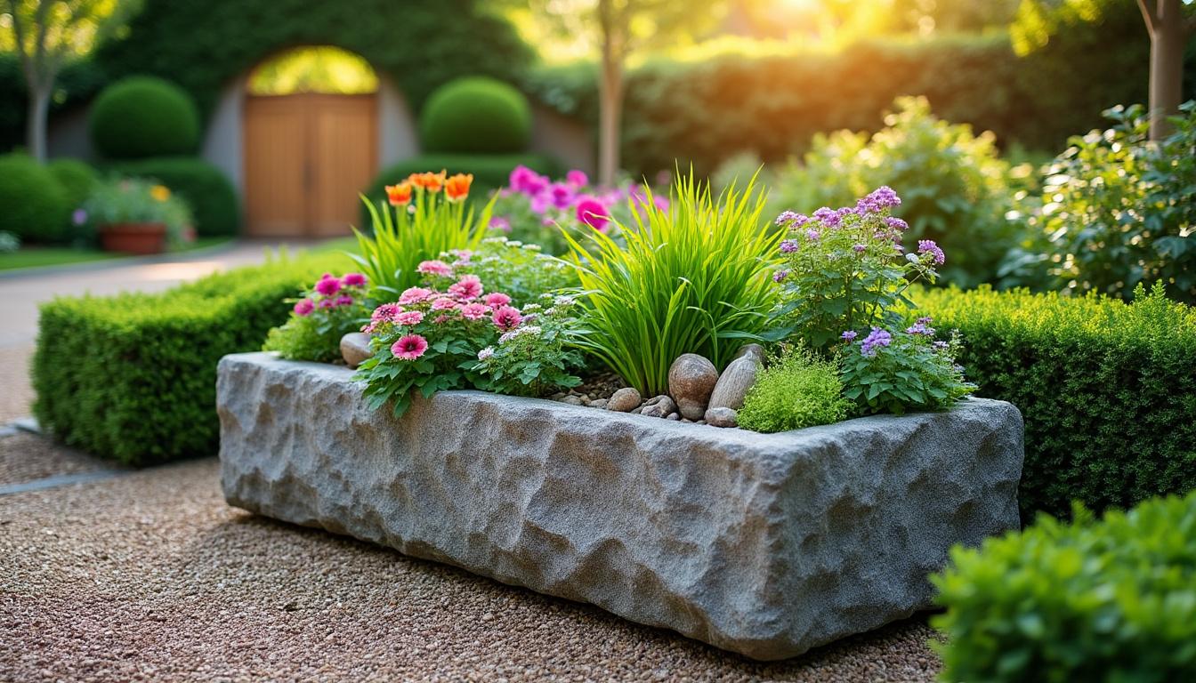 découvrez les meilleures astuces pour aménager votre auge en pierre et choisir les plantes idéales pour créer un espace verdoyant et harmonieux. des conseils pratiques pour réussir votre jardin décoratif.