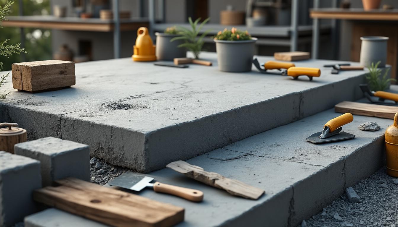 découvrez notre guide complet sur la création d'une terrasse surélevée en béton. apprenez à choisir les bons matériaux et outils nécessaires pour réaliser votre projet avec succès. transformez votre espace extérieur avec des conseils pratiques et des astuces d'experts.