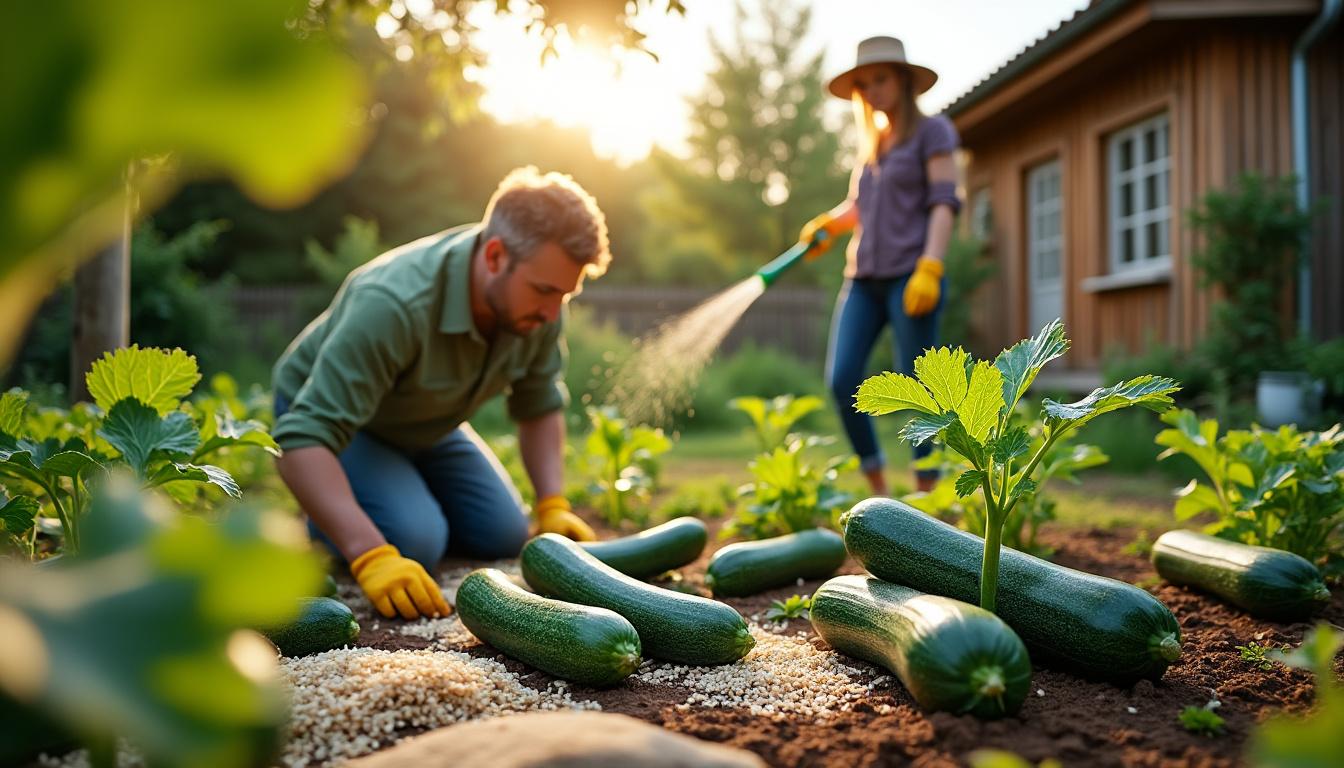 découvrez comment placer du riz au pied des courgettes peut améliorer la santé de vos plants, favoriser la croissance et lutter contre certaines maladies dans votre potager. astuce simple et naturelle pour révolutionner votre jardin !