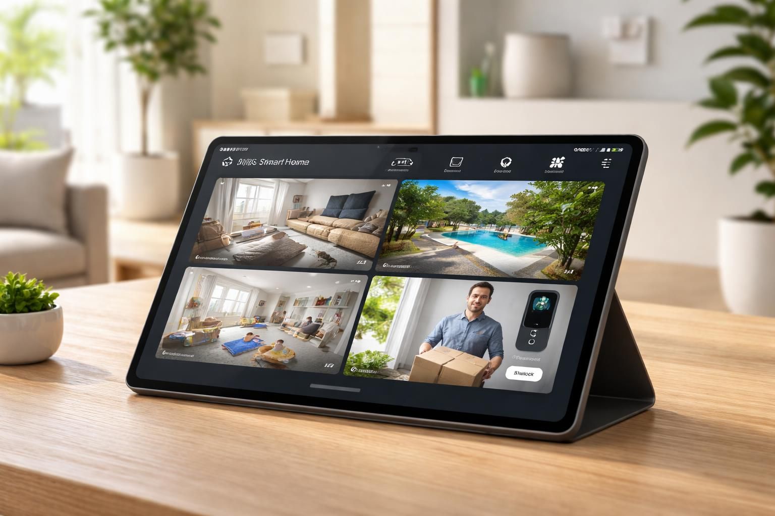 découvrez comment afficher en toute fluidité les caméras de sécurité et la sonnette connectée sur votre tablette samsung pour une domotique simplifiée et efficace.