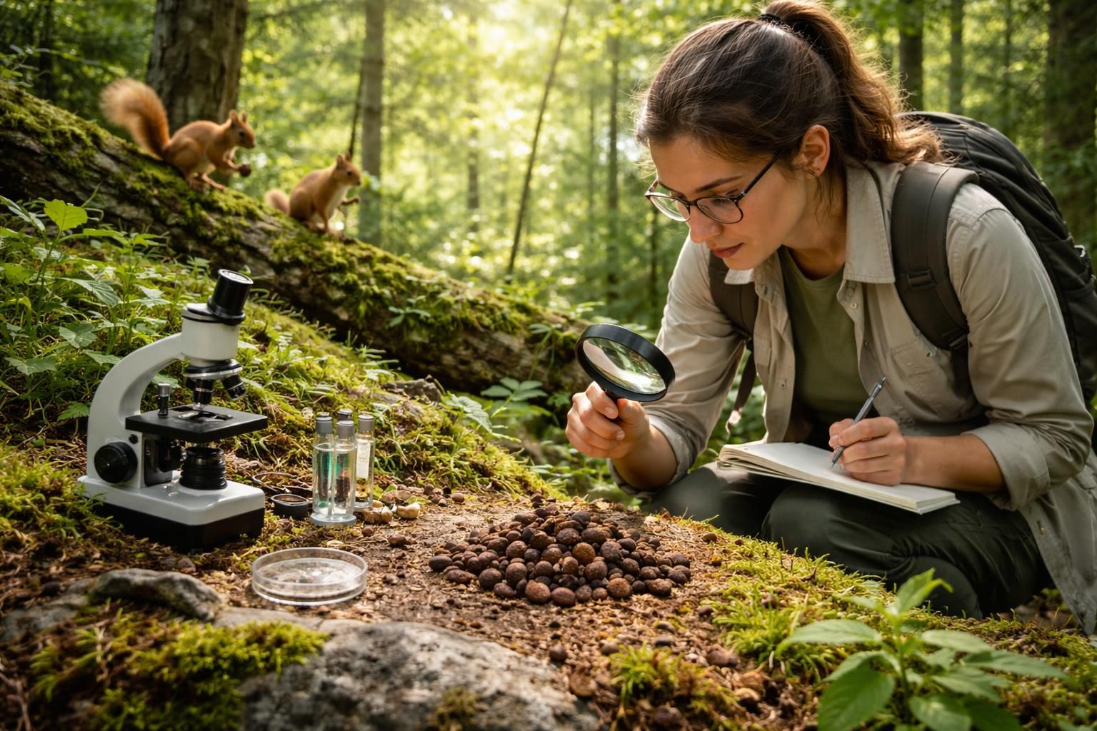 découvrez comment l'analyse du caca d'écureuil aide les scientifiques à mieux comprendre l'écosystème et la biodiversité environnante.