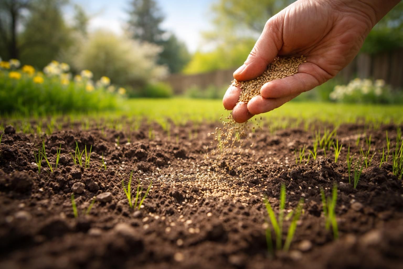 découvrez le meilleur moment pour semer votre graine de gazon afin d'assurer une reprise optimale et un gazon dense et verdoyant.