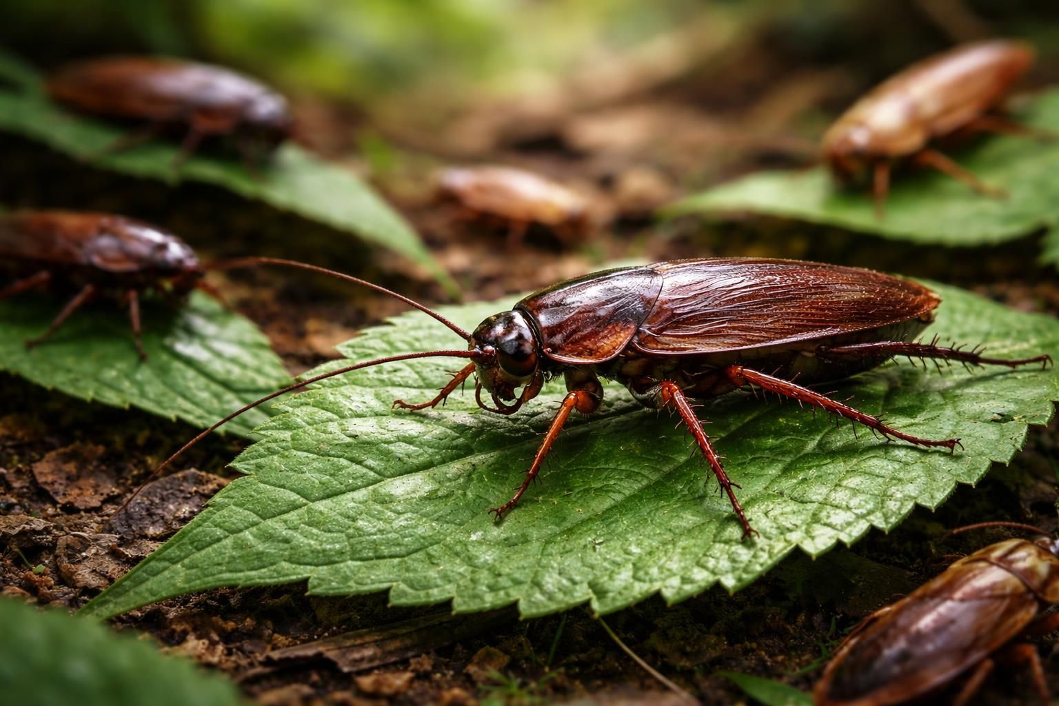 découvrez une étude approfondie sur la diversité des espèces d'insectes ressemblant aux cafards à travers des photographies détaillées.