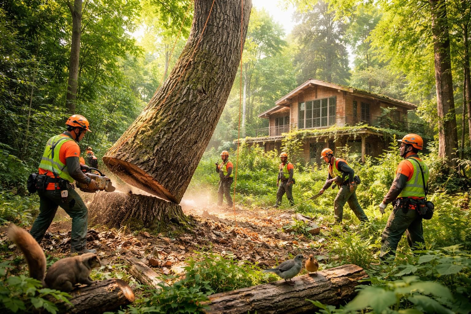 découvrez comment un service forestier proposant un abattage d'arbre gratuit peut préserver l'écosystème de votre propriété en assurant une gestion durable et respectueuse de l'environnement.