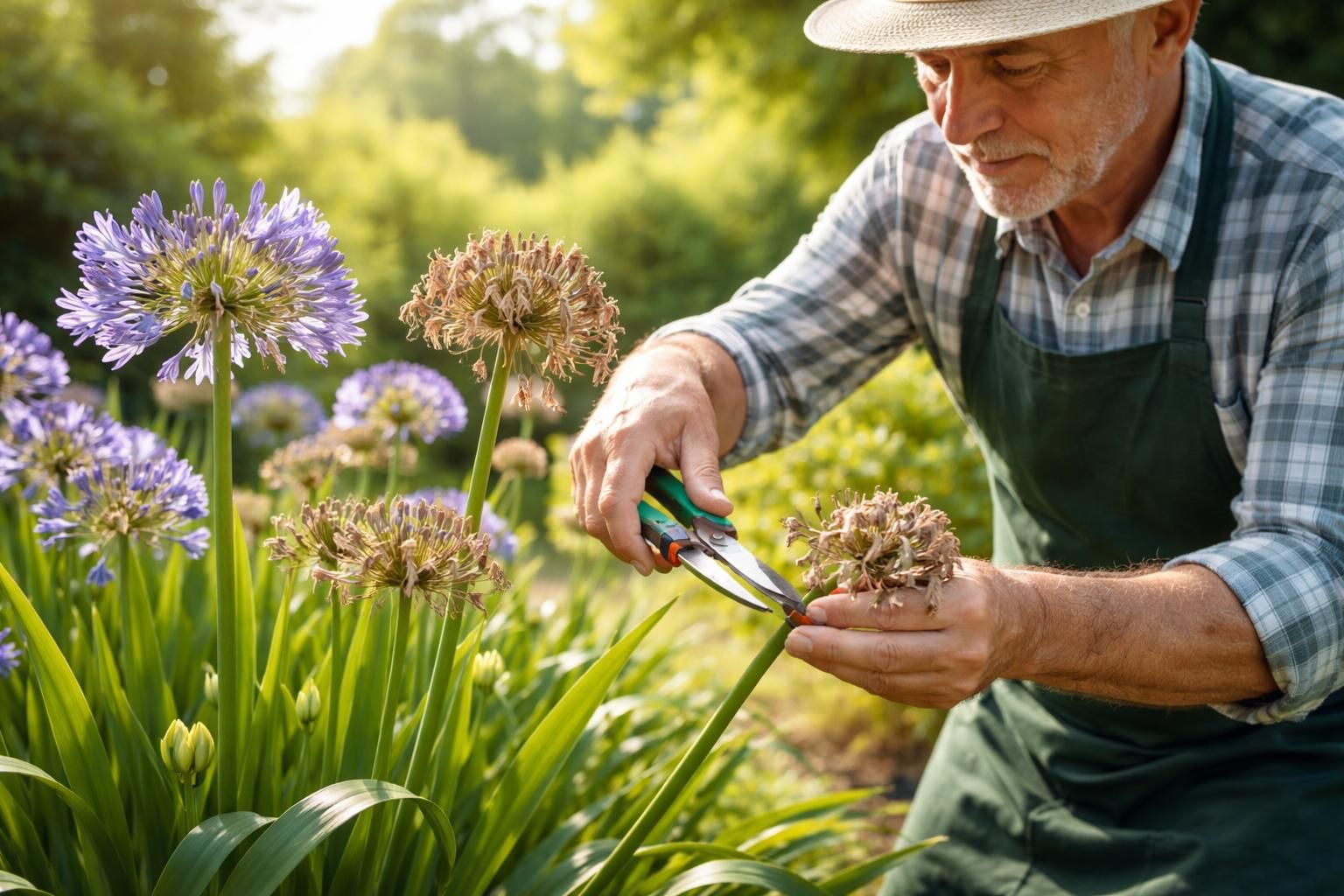 apprenez à reconnaître le meilleur moment pour couper les fleurs fanées des agapanthes afin de stimuler leur croissance et prolonger leur floraison.