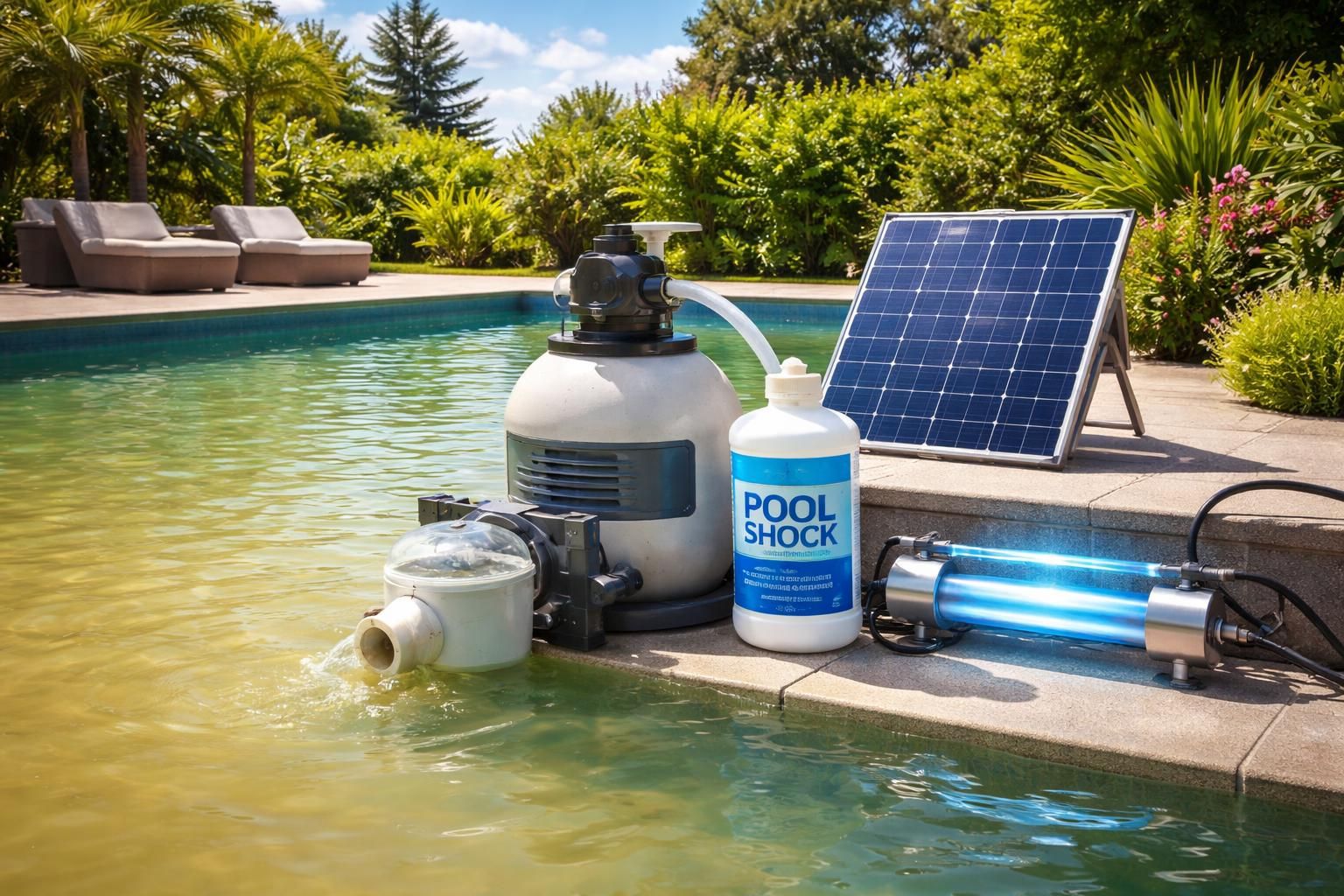 Les meilleures solutions pour dé-saturer votre eau de piscine rapidement