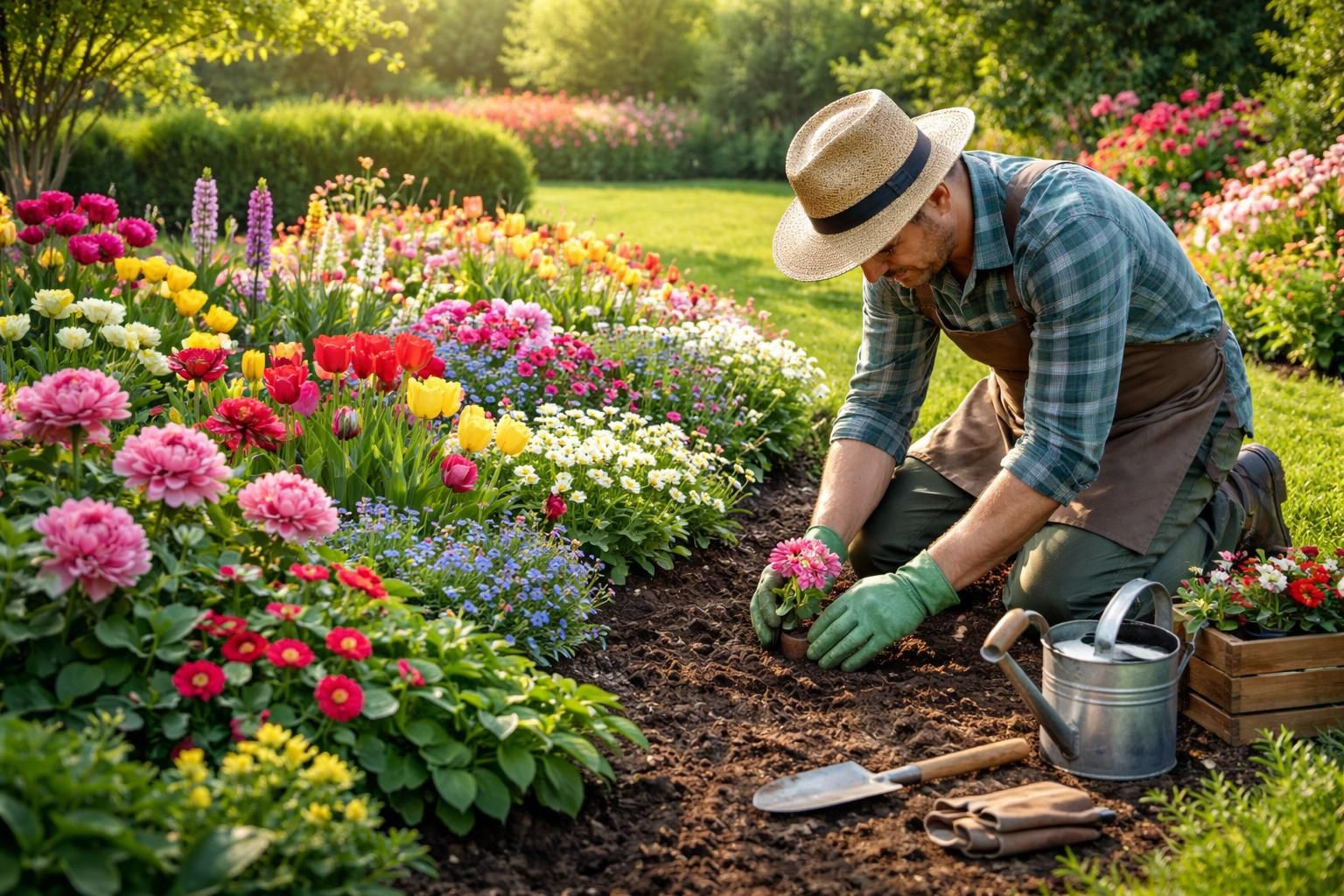 découvrez comment créer un parterre de fleurs magnifique et apprenez les astuces pour bien l’entretenir toute l’année afin d’embellir votre jardin.