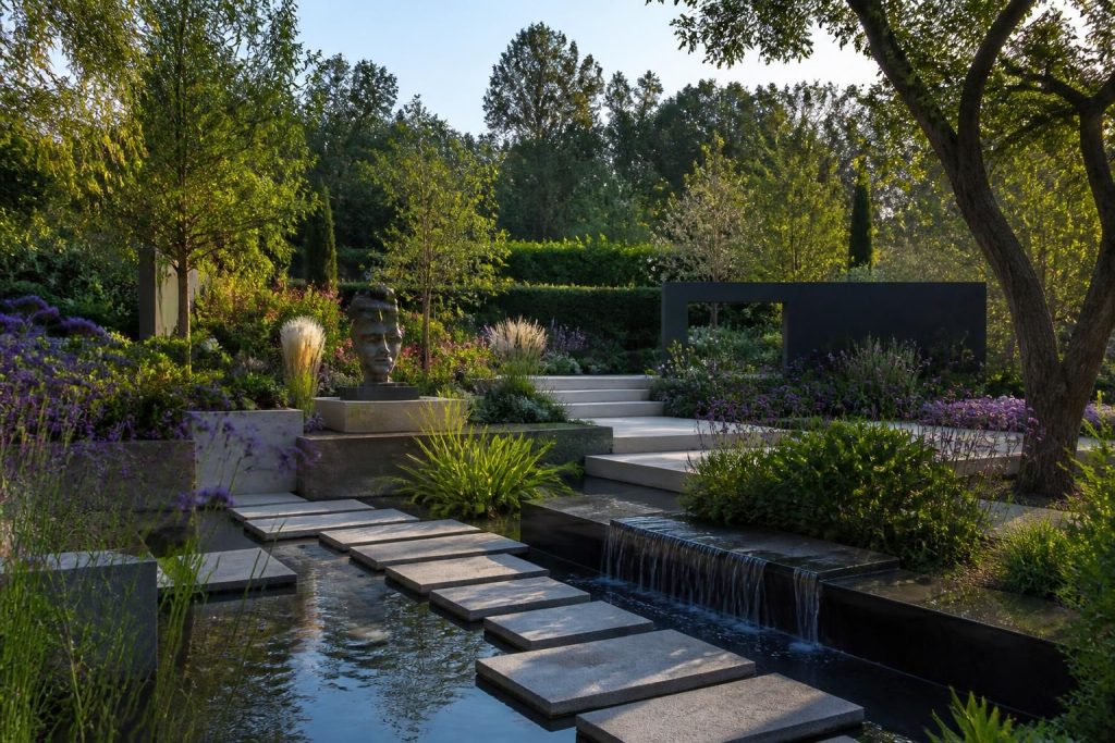 Inspiration et créativité dans le design du jardin Guy Azaïs